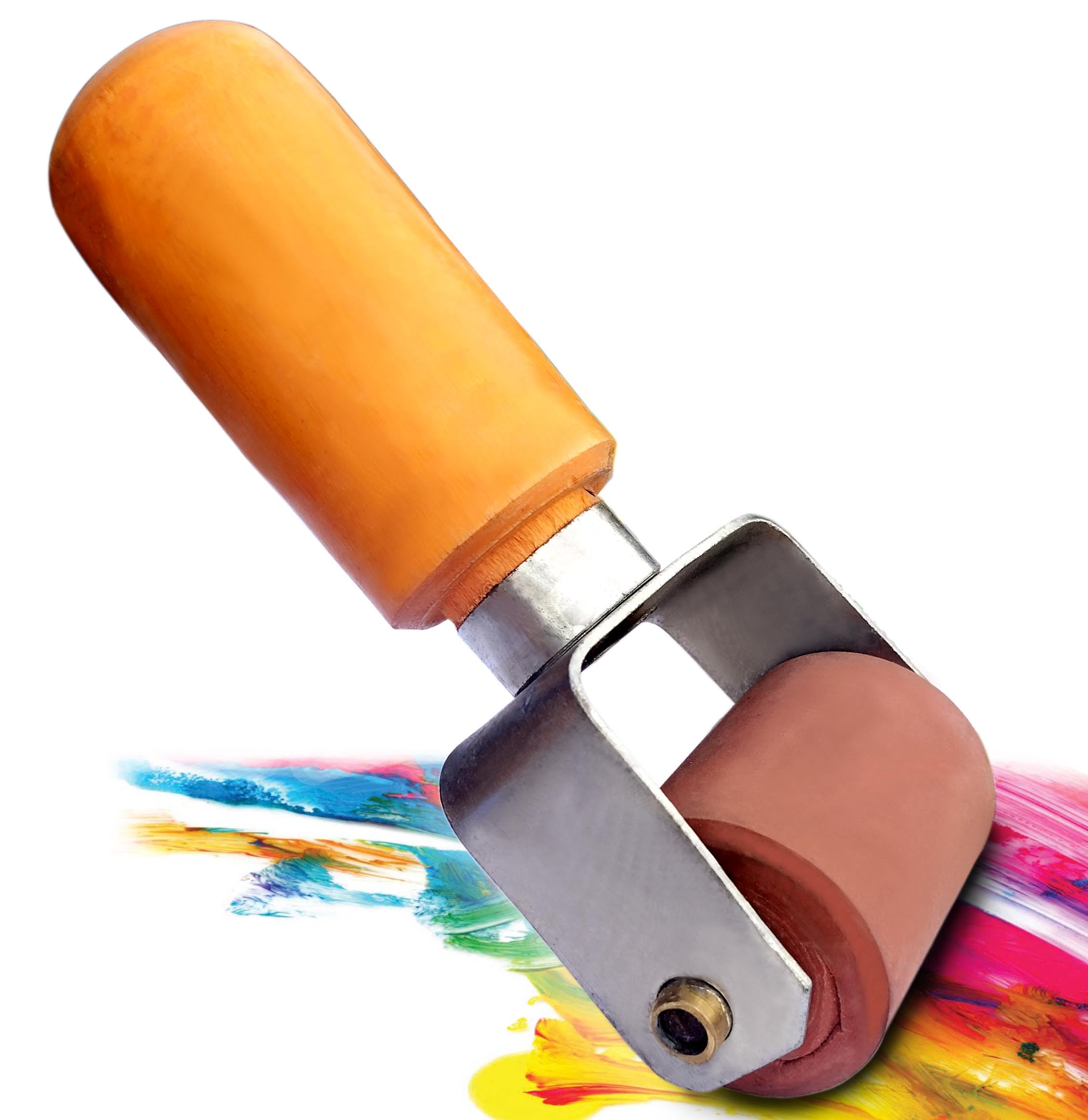 2 Inch High Elasticity Soft Rubber Brayer Roller for Ink Paint Block Stamping, Printmaking Wallpaper (B0CZMGGVJM) Amazon Price History, Amazon Price Tracker