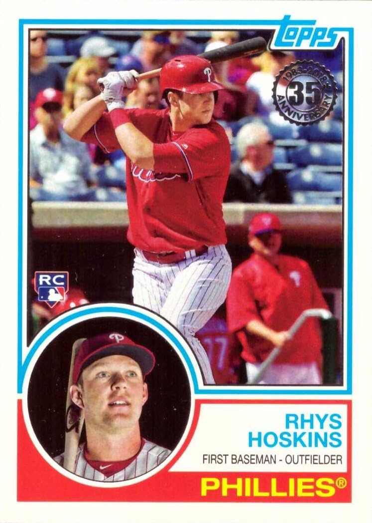 2018 Topps 1983 Topps Design 8330 Rhys Hoskins Baseball