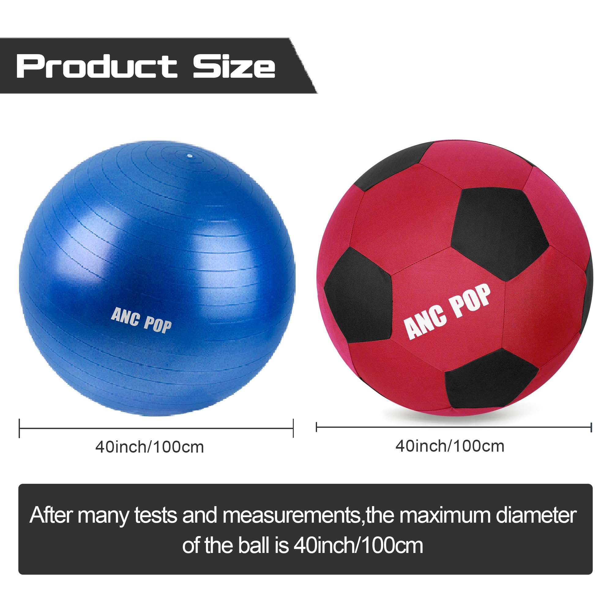 ANC POP Herding Ball for Horse Horse Ball & Ball Cover 40