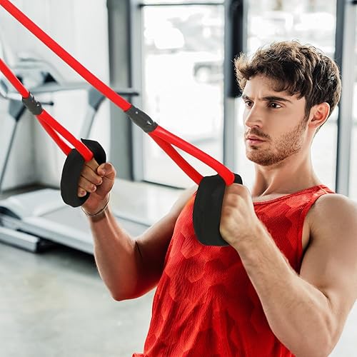 Miniatura 4 de Arrowbash El juego de 10 pelotas de béisbol pliométricas con peso incluye pelotas de entrenamiento ponderadas (3.5-16 onzas) y bandas de resistencia