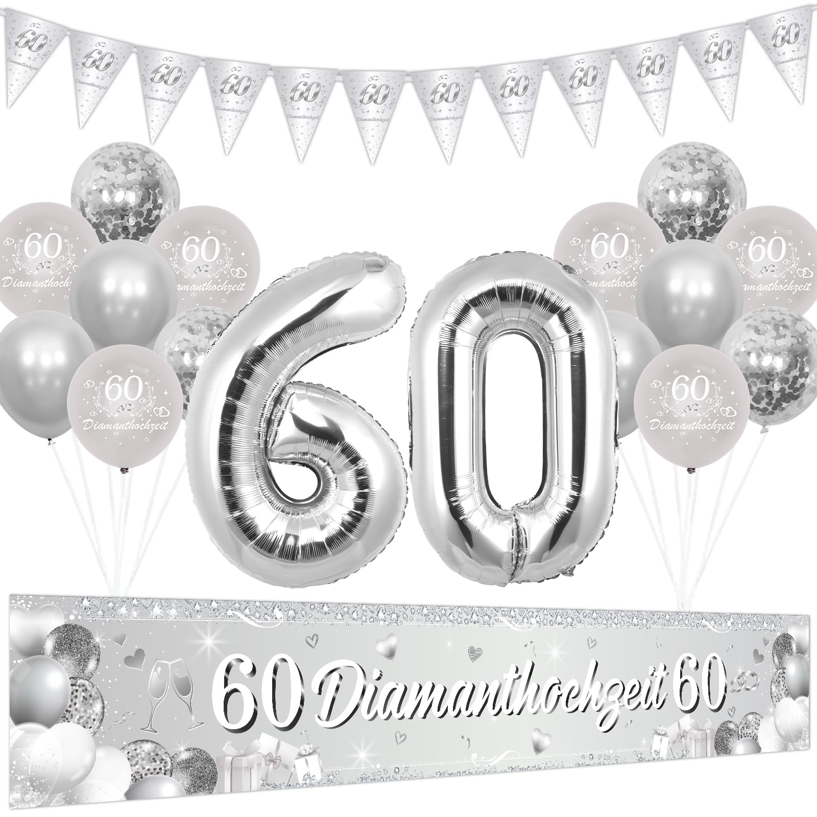 Simbolo Del 60° Anniversario Con Amore O Cuore E Sfondi Neri Isolati Con Glitter Scintillanti 80970380
