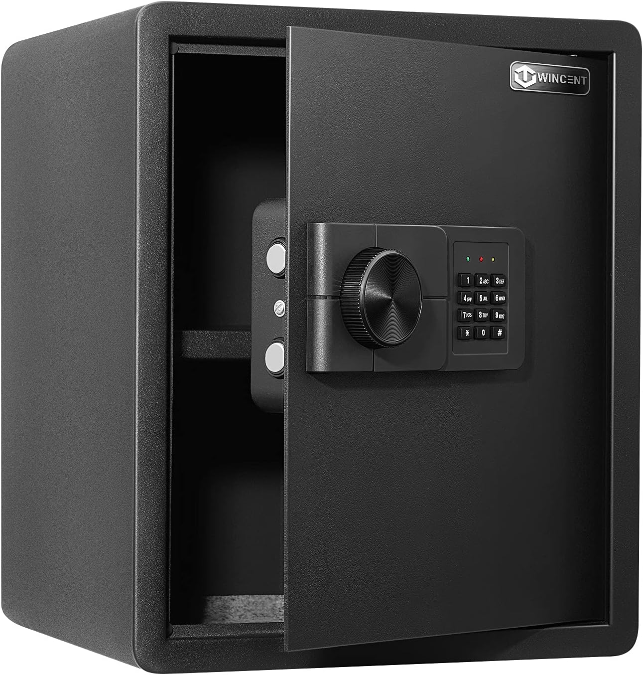 WINCENT Home Security Safe with Programmable Keypad Steel Safe Lock Box