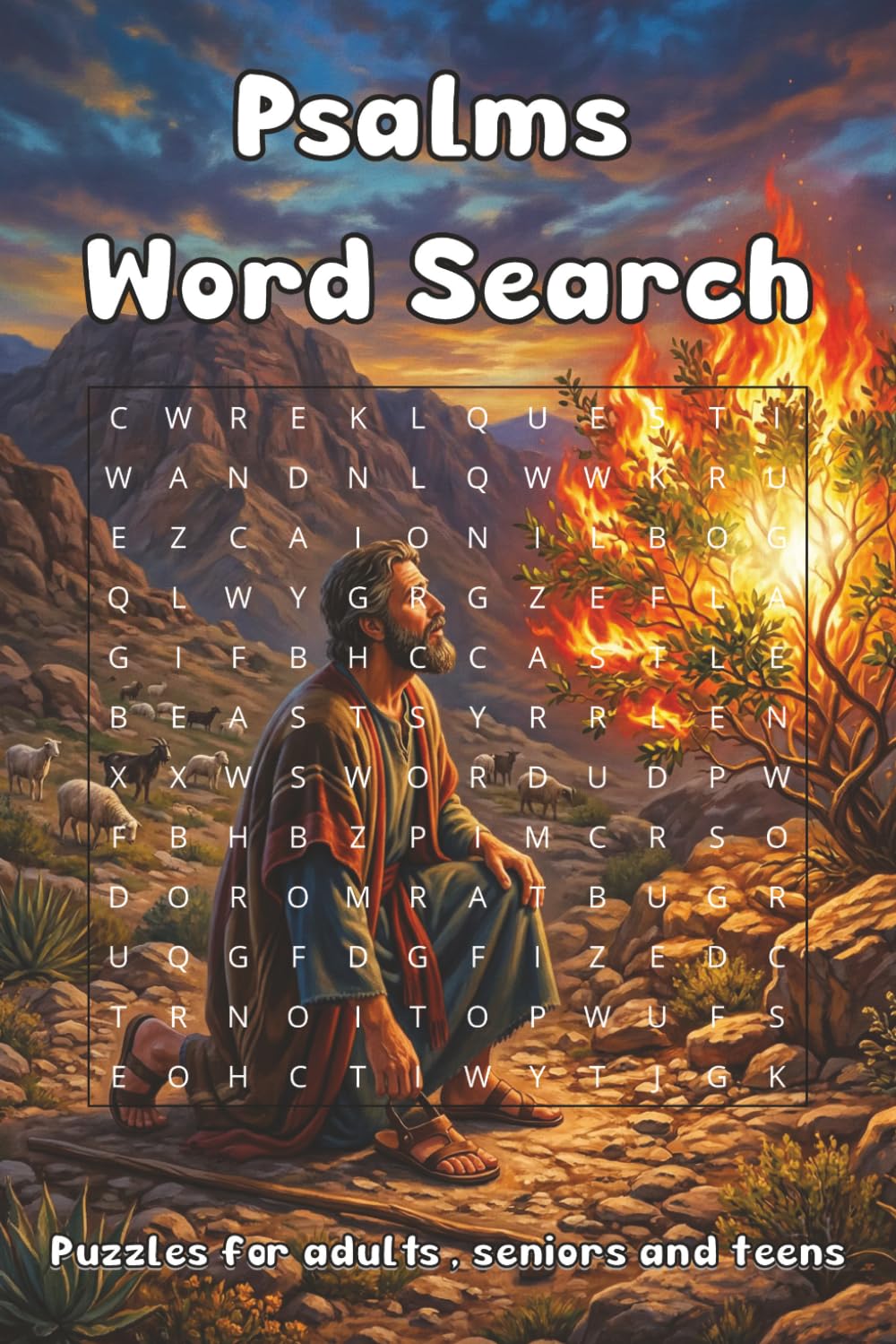 Psalms Word Search: The book of Psalm, Bible Word Search. Large Print, For Adult: The book of Psalm Word Search that will bring peace to your soul ... exploring the words and stimulate your mind