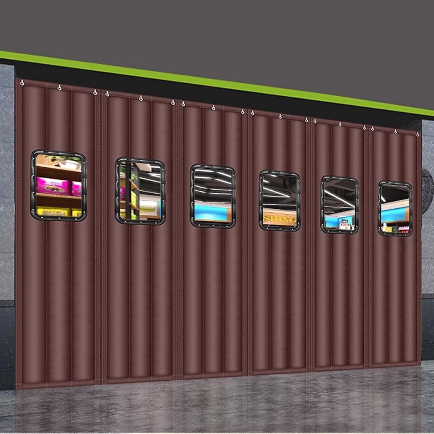 ZARBAILRE 断熱ドアカーテン 27.7x75.5インチ、断熱ドアカーテン、ドアカバースクリーン ドアカバースクリーン 高耐久