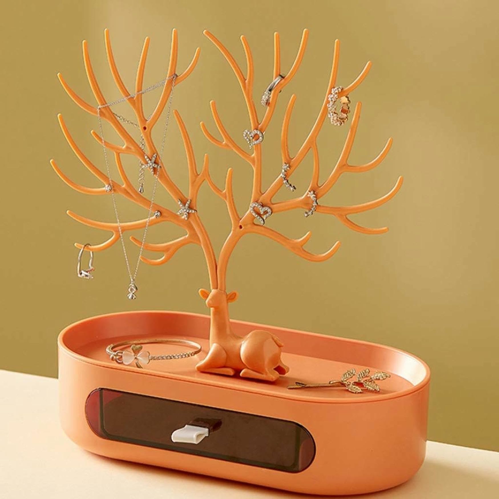 Boîte de rangement bijoux et boucles d'oreilles pour sublimer votre coiffeuse