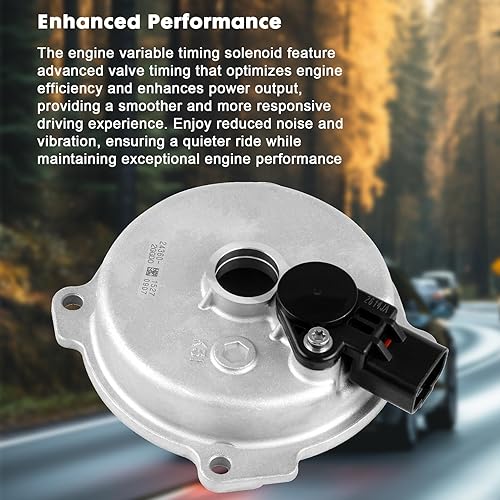 Miniatura 2 de Solenoide VVT de sincronización de válvula variable del motor 24360-2GGD0 compatible con Hyundai Santa FeSonataTucson 2017-2021, Kia