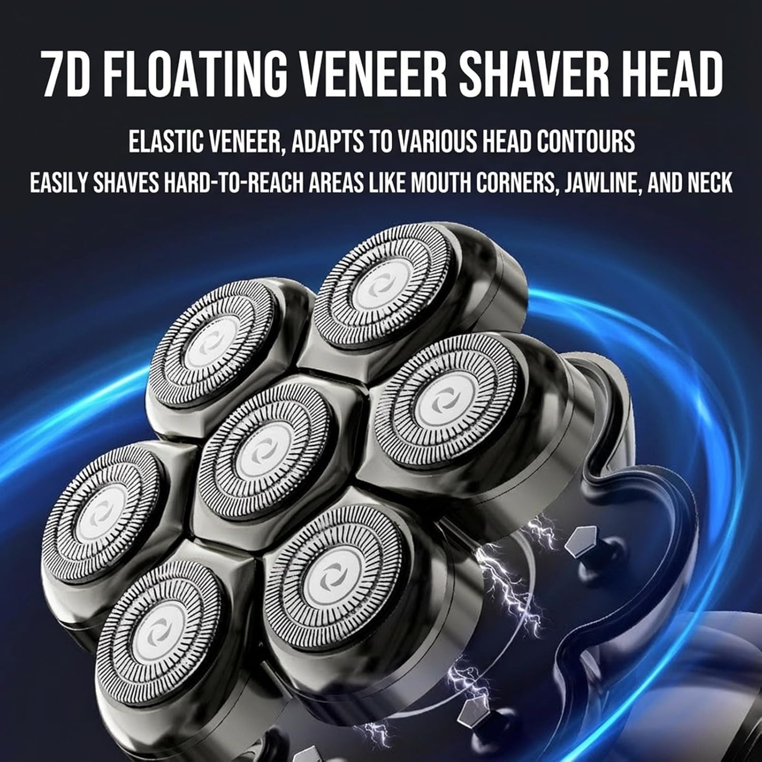 Keovy Head Shaver,Rasierapparat (Silber)