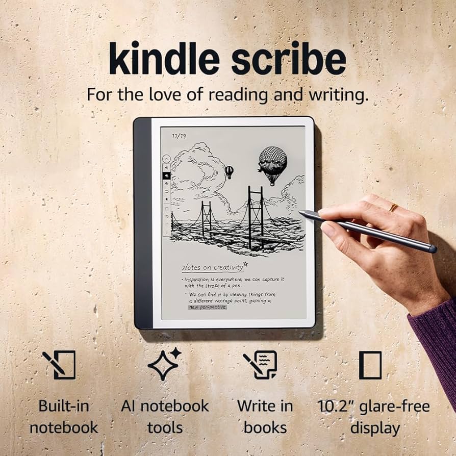 Kindle Scribe 2024 32GB プレミアムペン付き Amazon Kindle Scribe (32 GB) – Redesigned display with uniform