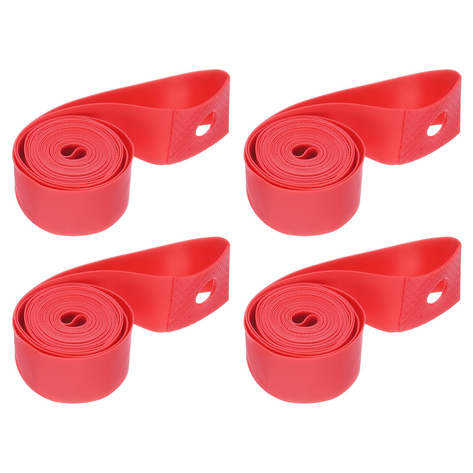 sourcing map 4pcs Bicycle Rim Strip 24" x 20mm PVC Bike Tire Liner Bicycle Wheel Rim Tape Inner Tube Tape Anti-Scratched Guard Cushion Pad Protector for Road MTB Mountain Bike