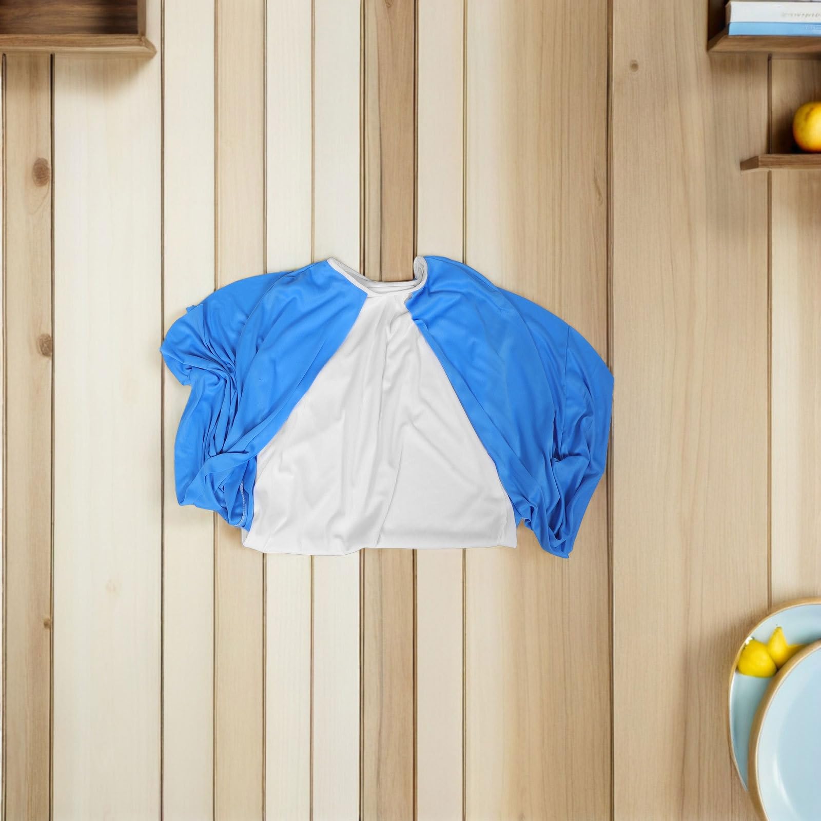 BESPORTBLE 1 set di costumi natalizi da Maria per bambine, Gesù, Santa, religiosa, con copricapo, cintura, abito da Bibbia cristiana, vestito per cosplay, festa in chiesa, festa