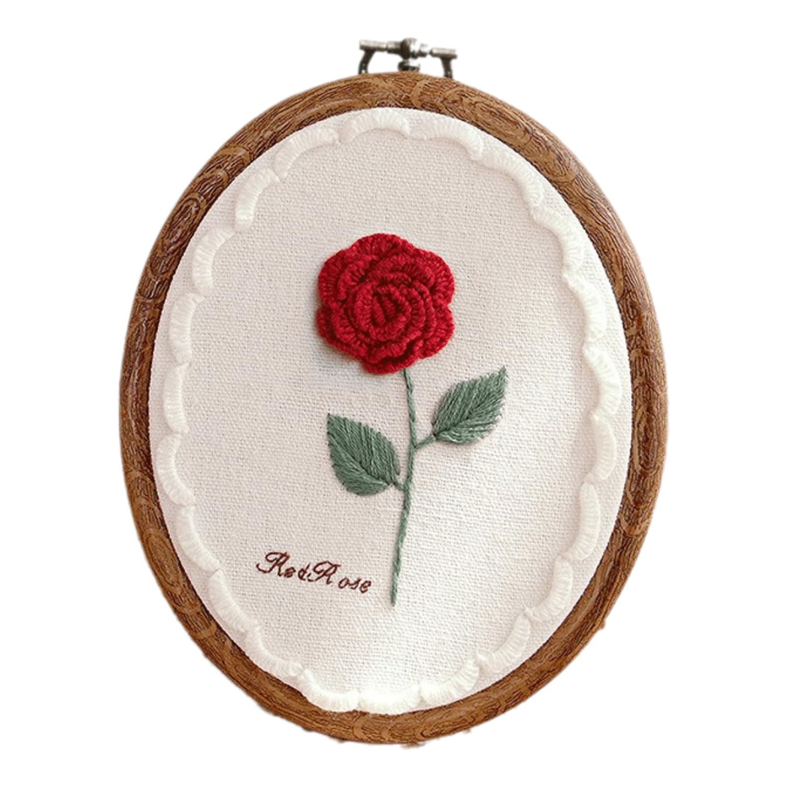Kit de punto de cruz floral para principiantes, juego completo de bordado para adultos con instrucciones (idioma español no garantizado), patrones, aros, agujas, hilos, kit de punto de aguja para