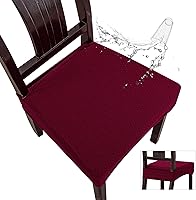 Vista 26 de Genina Fundas de asiento impermeables para sillas de comedor, fundas impermeables para sillas de comedor