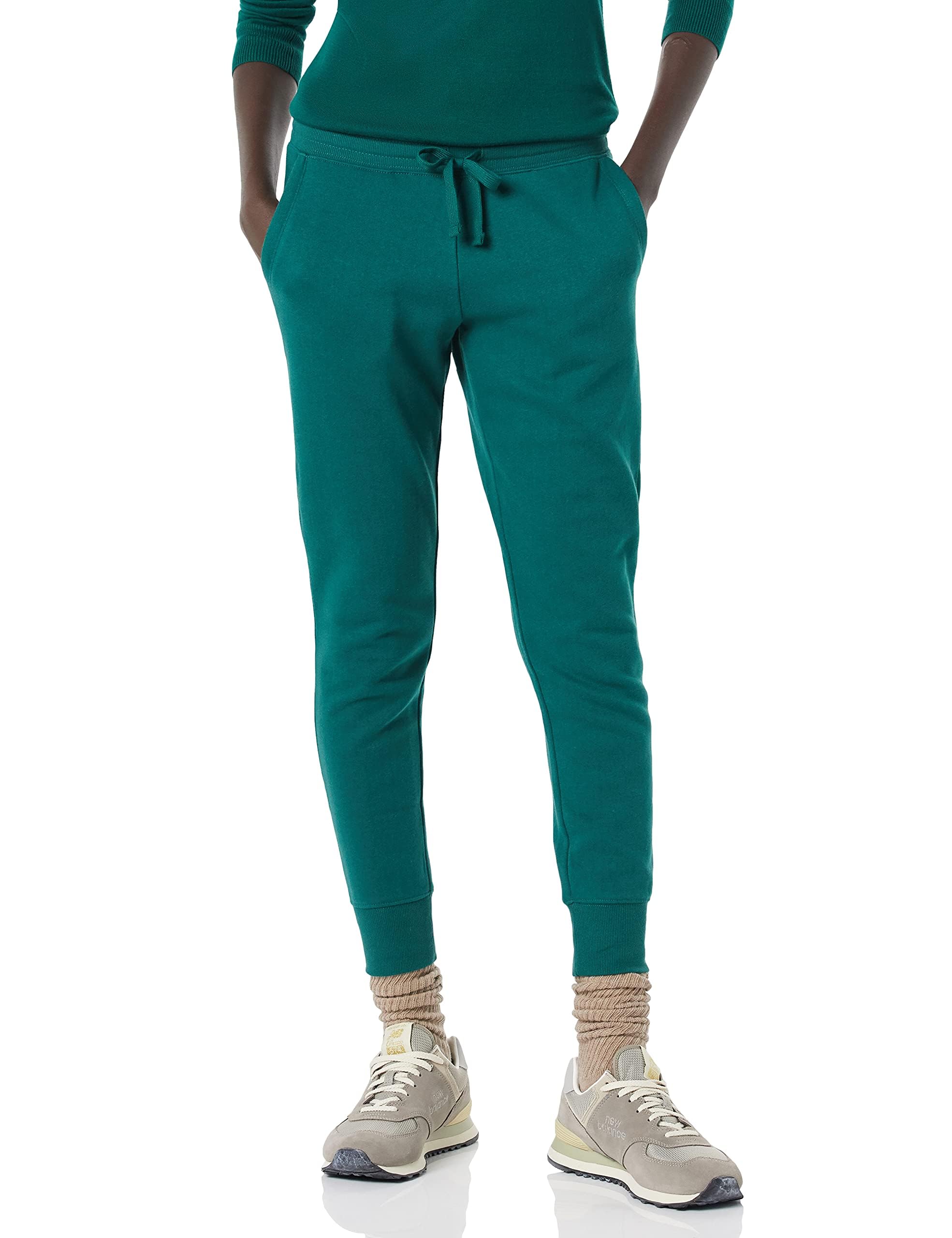 Amazon Essentials Damen Fleece-Jogginghose (Erhältlich in Übergröße), Olivgrün, M