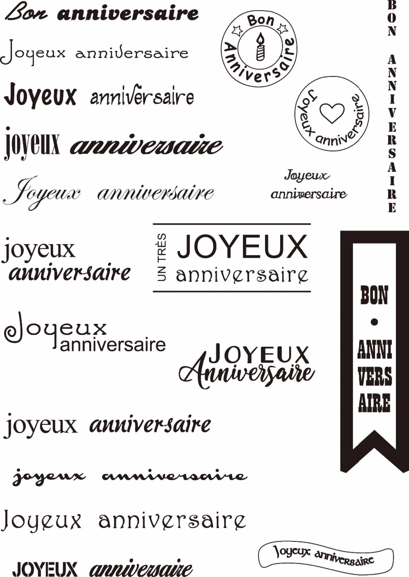 Sceau en silicone transparent 14x18 cm haute précision pour carterie