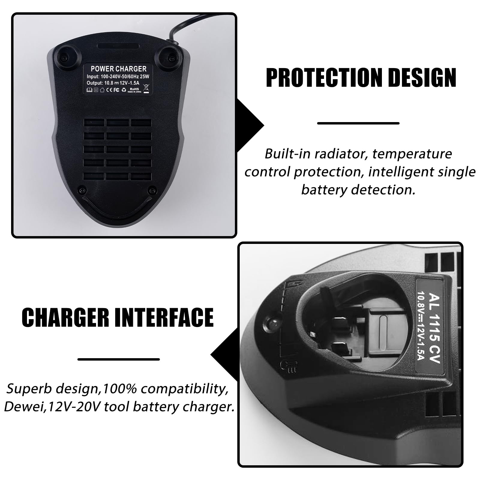 Produktbild von 2x Akku Für Bosch GBA 12V 4,8Ah – Kompatibel Mit BAT411, GSR, GDR, GSA, GOP, Inkl. 10 Jahre Garantie
