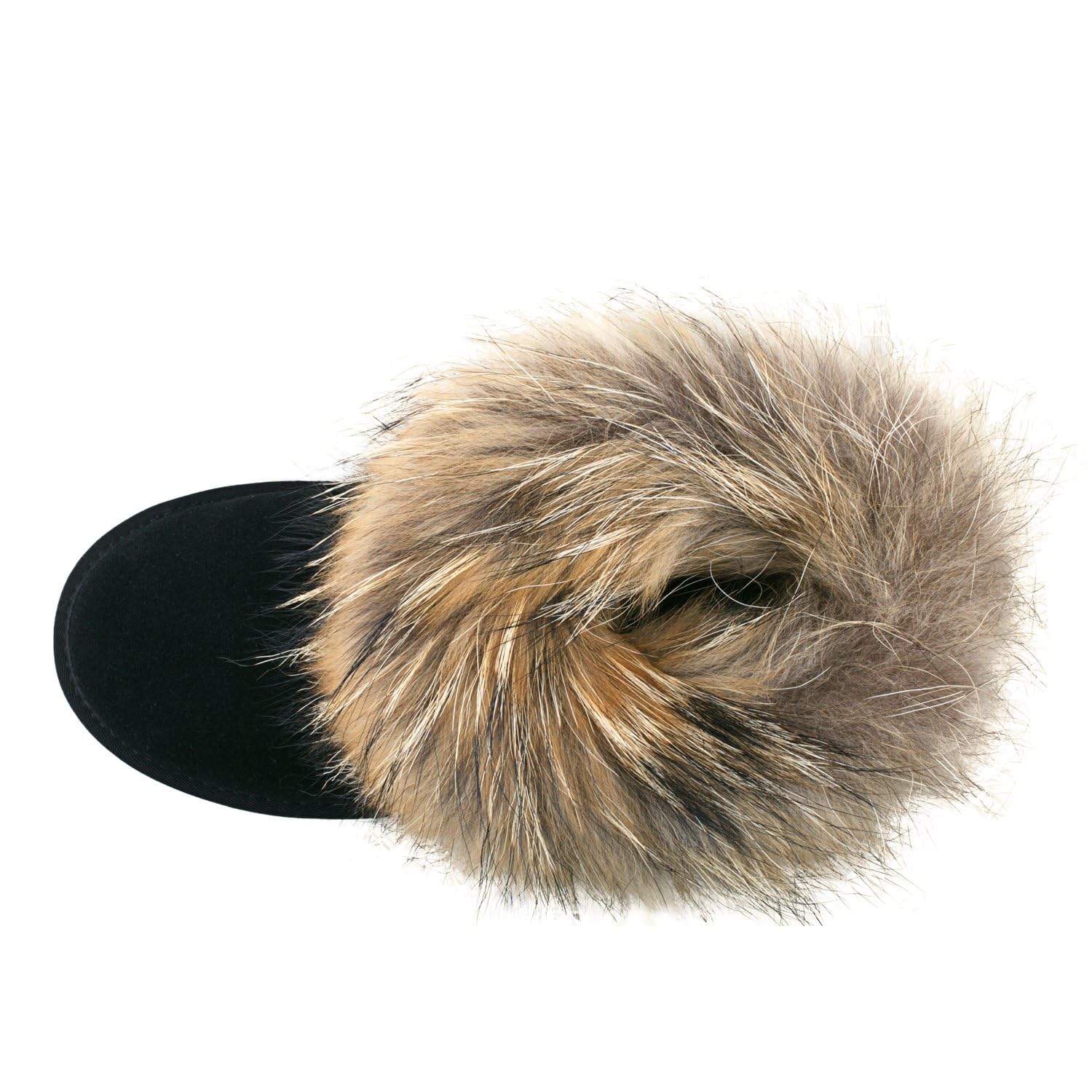 Shenduo Mujer Piel Botas Invierno Forrado de Piel Peluche | Forradas de Piel Cálido Clásico Material Cuero Botas para Clima Frío