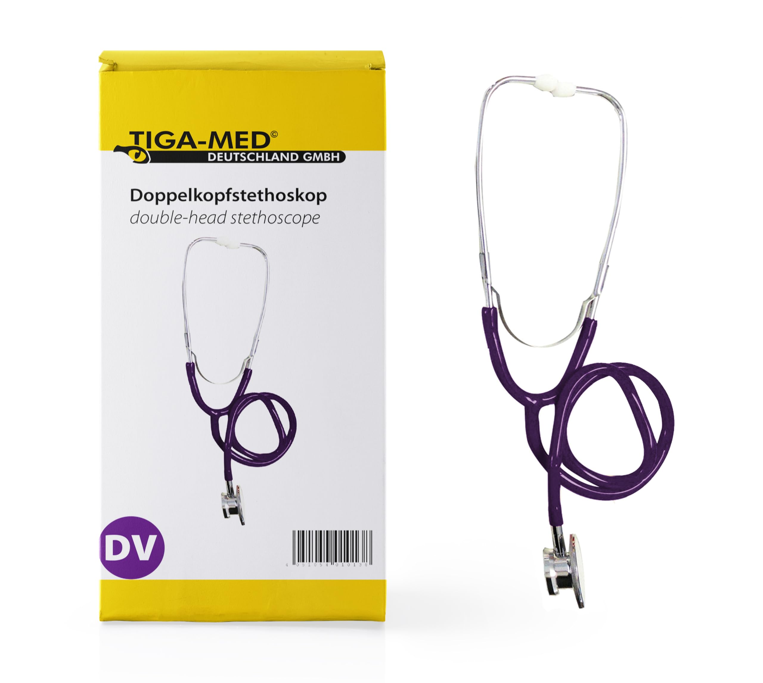 Tiga-Med Boso K 1 - Tensiómetro de brazo con estetoscopio de doble cabezal, color morado