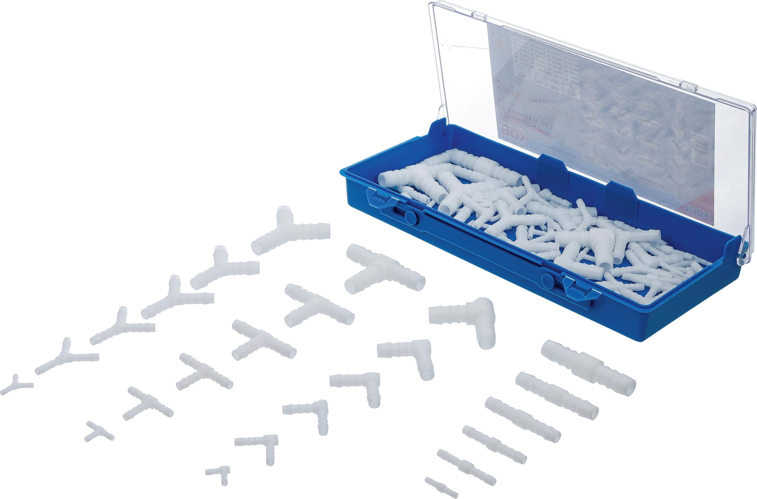BGS 8790 | Assortimento connettori per tubi | per linee alimentazione | 100 pz.