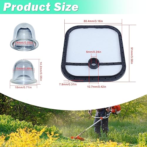 Miniatura 4 de Carburador para RedMax GZ23N GZ25N BCZ260TS GZ30N BCZ3060TS BCZ2660TS BCZ2460S BCZ2460TS HEZ2460F BCZ2450T Desbrozadora recortadora