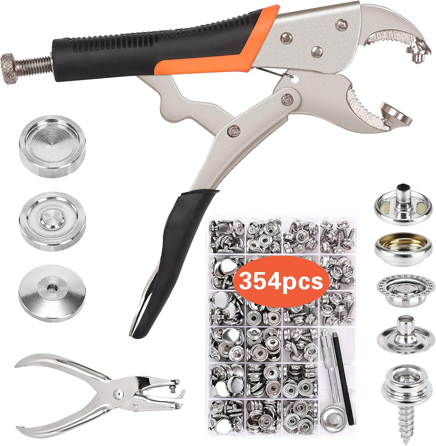 Canvas Snap Kit+Heavy Duty Snap Fasteners Kit, CENOZ Marine