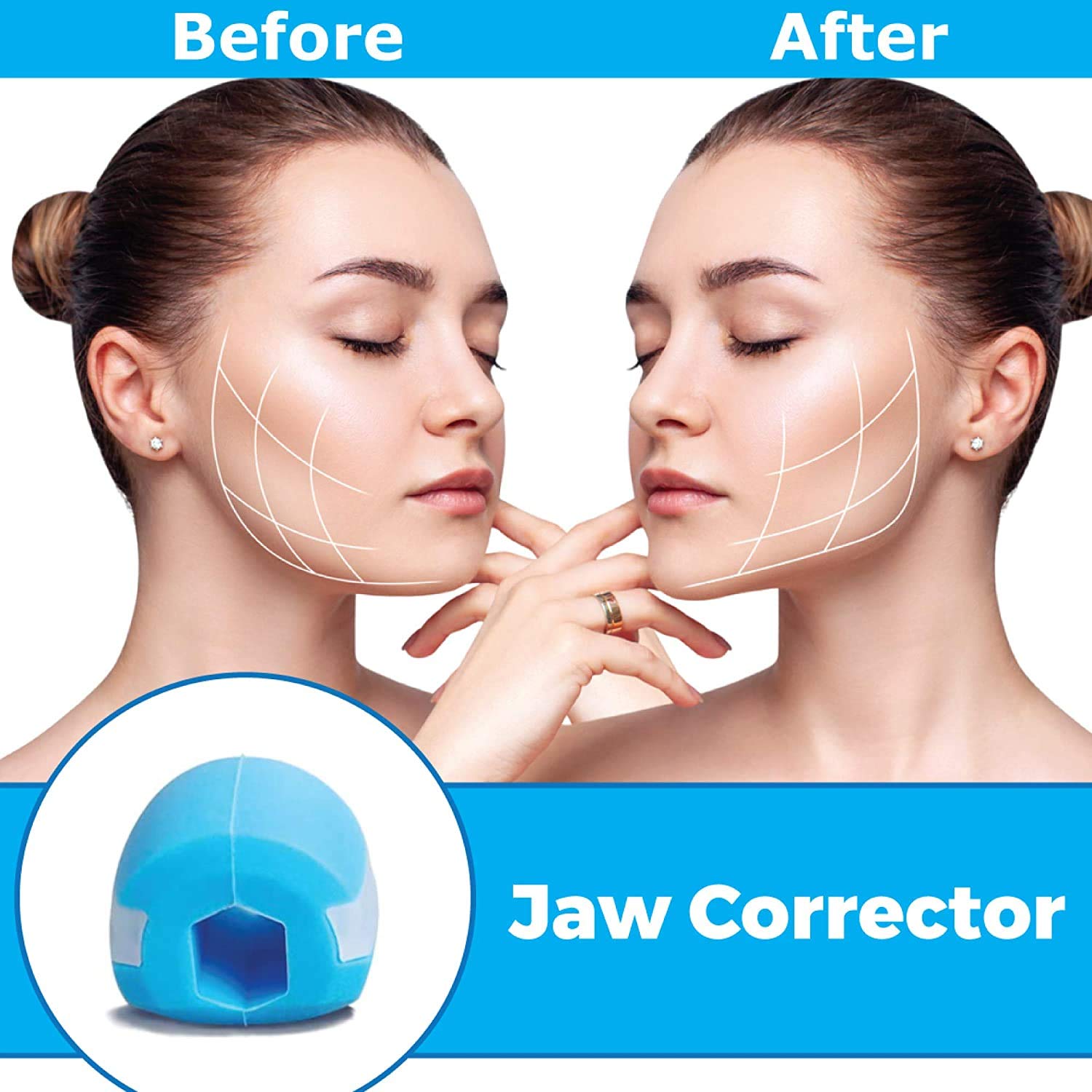 Buy Jaw Exerciser for Men and Women Jawline Exercise shaper Double Chin reducer eliminator