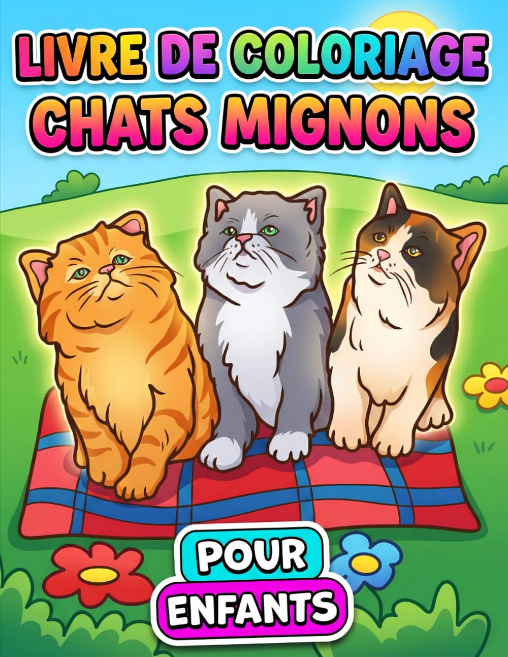Livre de coloriage Chats Mignons: Plus De 50 Illustrations Ludiques Et Tendres Pour Enfants 6-12 Ans Et Ados, Idéal Pour Se Détendre