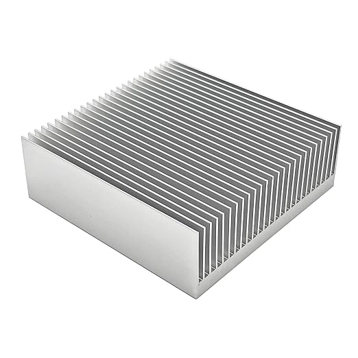 80mm Aluminum Heat Sink 80x80x27mm /3.15"x3.15"x1.06" Large Heatsink Sync Circuit
