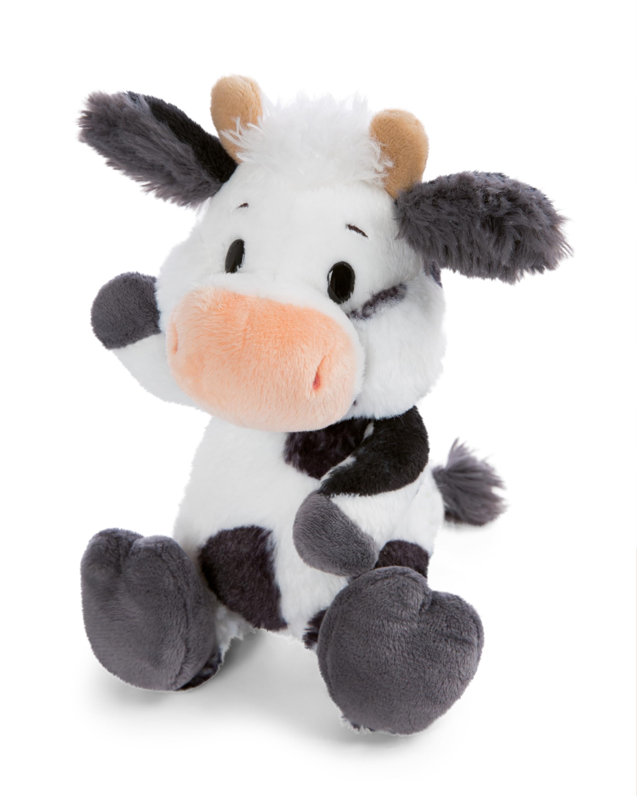 NICI Cuddly Toy, Cow Cowluna, 33 cm, White, Soft Plush Toy, Cute Stuffed Toy for Cuddling and Playing, Great Gift Idea for Children and Adults - 62254