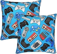 Vista 16 de Perinsto - Juego de 2 fundas de almohada decorativas con lindos perros cachorros, fundas de cojín suaves para sofá, sofá cama, decoración del hogar