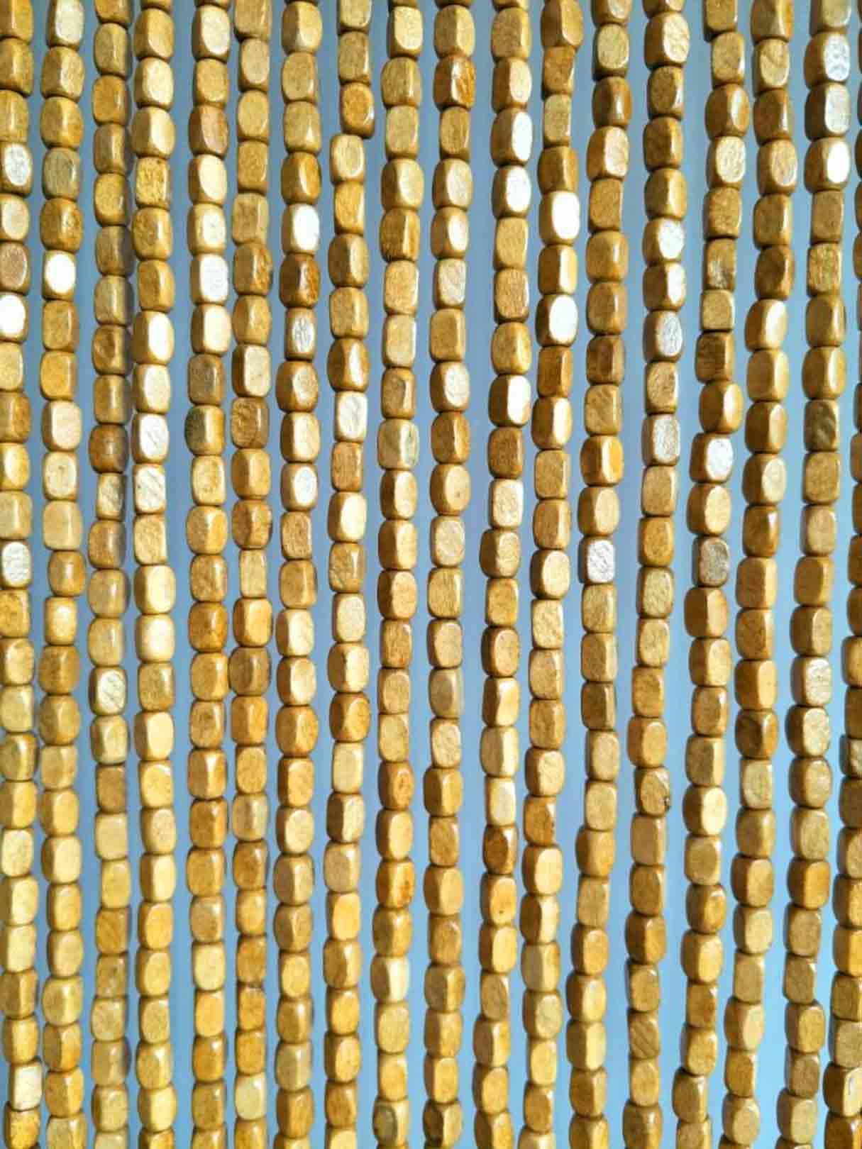Drzwi z koralikami - sznurek do drzwi i konfigurowalne rozmiary, panel dzielący pokój z akcesoriami (91 pasm, 90 cm x 150 cm)