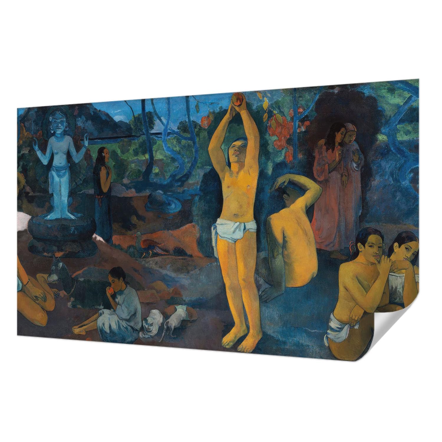 Papier Peint Autocollant 416x254 cm Tulup Harmonie Tropicale pour Salon