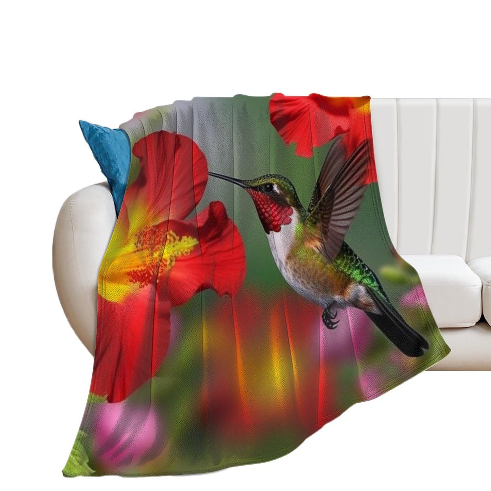 Couverture de lit douillette et pelucheuse pour vos soirées cocooning sur le canapé du salon