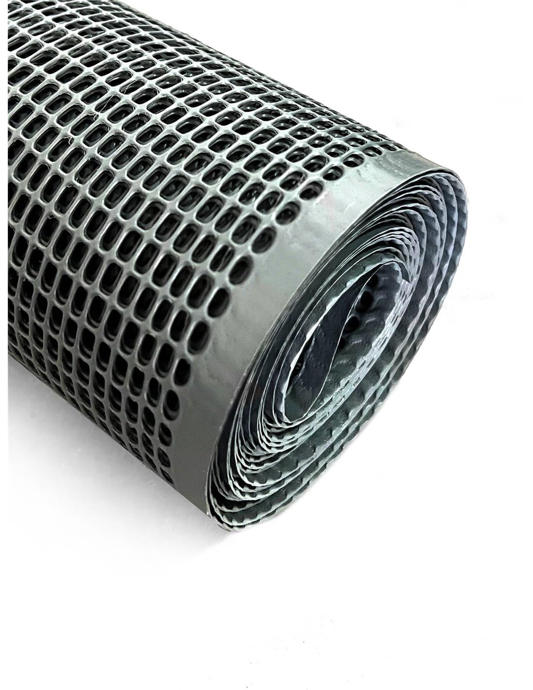 Jardin202 - Red de Plástico para Balcones y Terrazas | Gris | Seleccione Medida y Cuadrado | 1x3 m (Cuadrado: 2 cm)