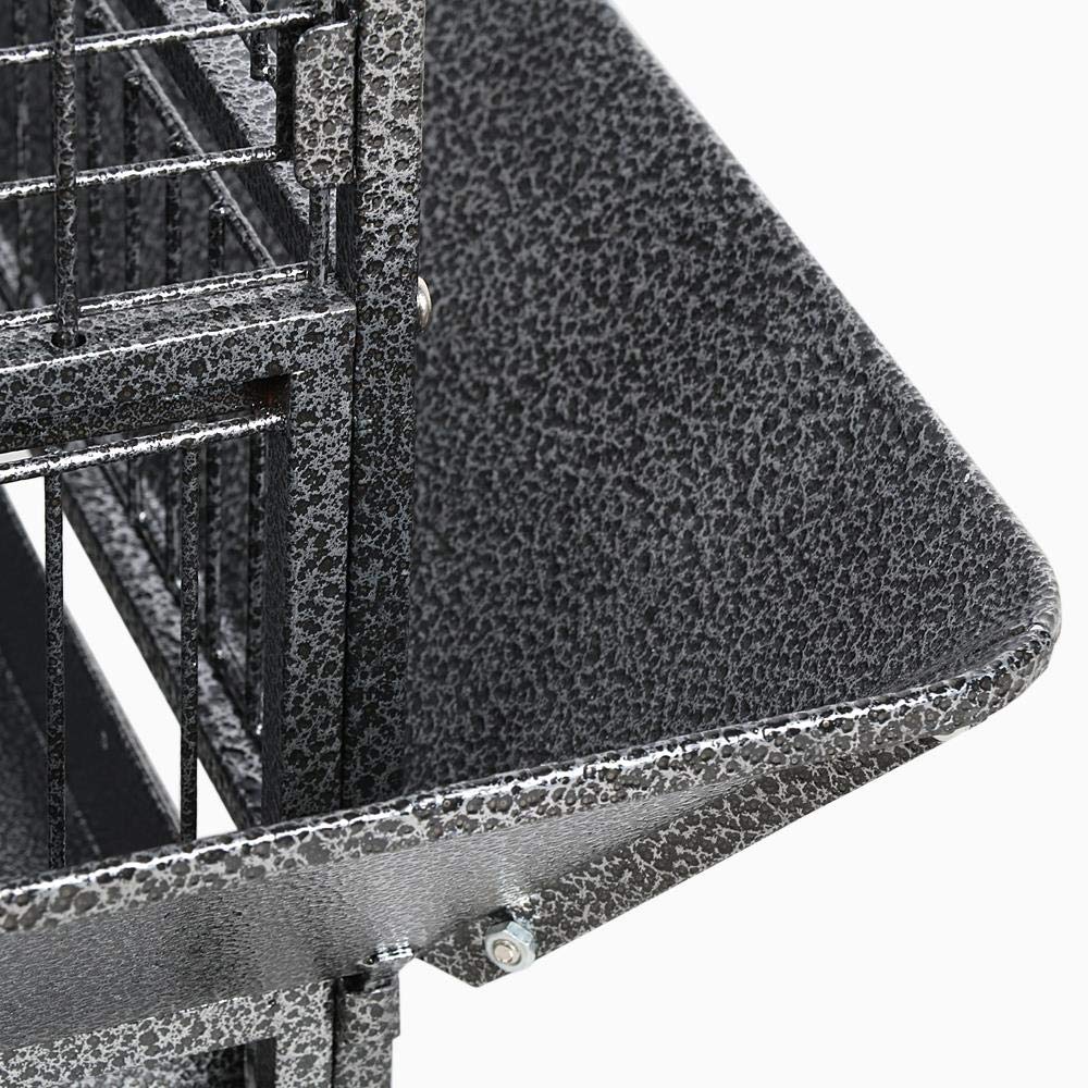Yaheetech Cage Oiseaux Grande Voliere Interieur 81 x 77 x 160 cm Cage Perroquet avec roulettes Toit ouvrable