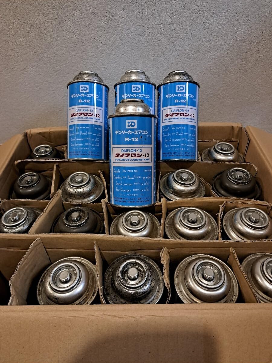 R12 デンソー エアコンガス フロンガス 400 g 2本 エアコンガスR-12