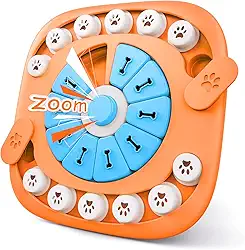 FOXMM Brinquedos de quebra-cabeça para cães, quebra-cabeça interativo para treinamento de QI e estimulação mental, distribuição de quebra-cabeças com design estridente para cães inteligentes grandes