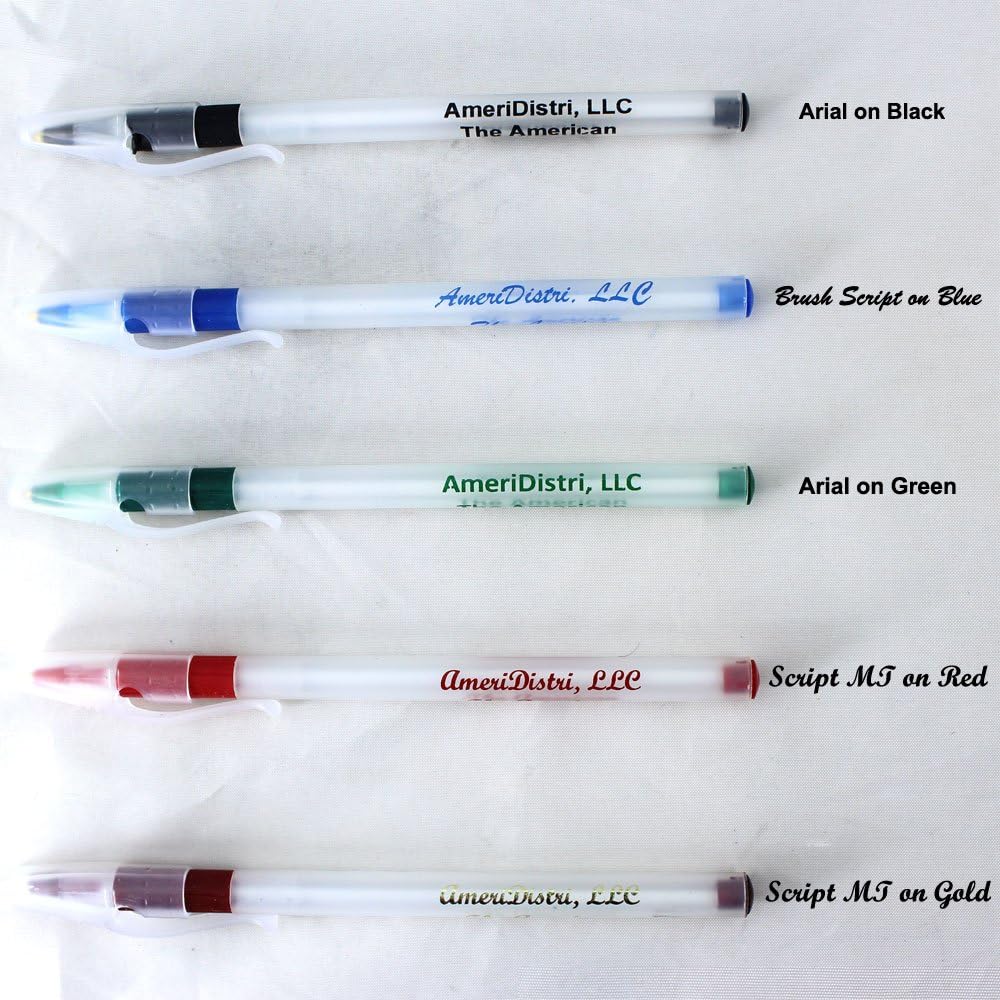 ezpencils - Personalized - Translucent Plastic Body and Cap with Black Colored Accent Grip - Apprise Pens - Free Personalization