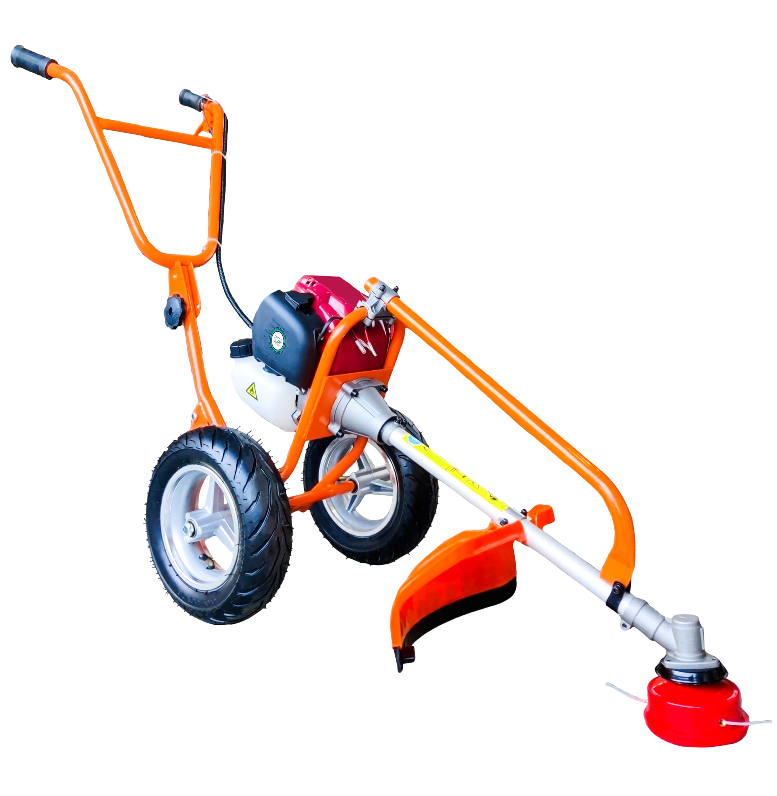 DVI 50CC 4 Stroke Trolley Brush Cutter| with Weeder Attachment | for Grass Trimming & Weeding Soil | with 80T, 3T, 2T Blade & TAP N Go (Without Attachment)-image-21