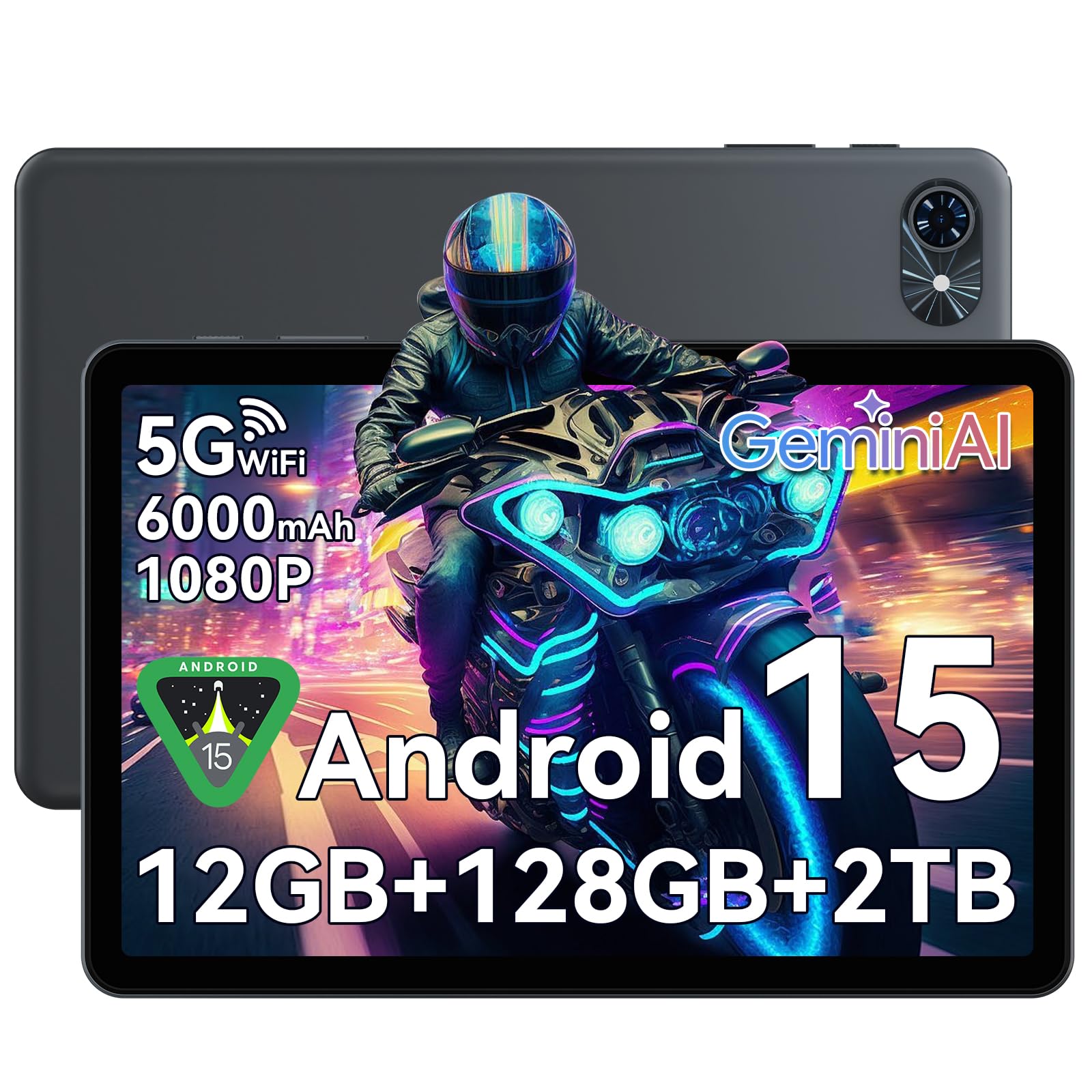 GeminiAI Android 15 タブレット 10.1インチ GeminiAI Android 15 タブレット 10.1インチ