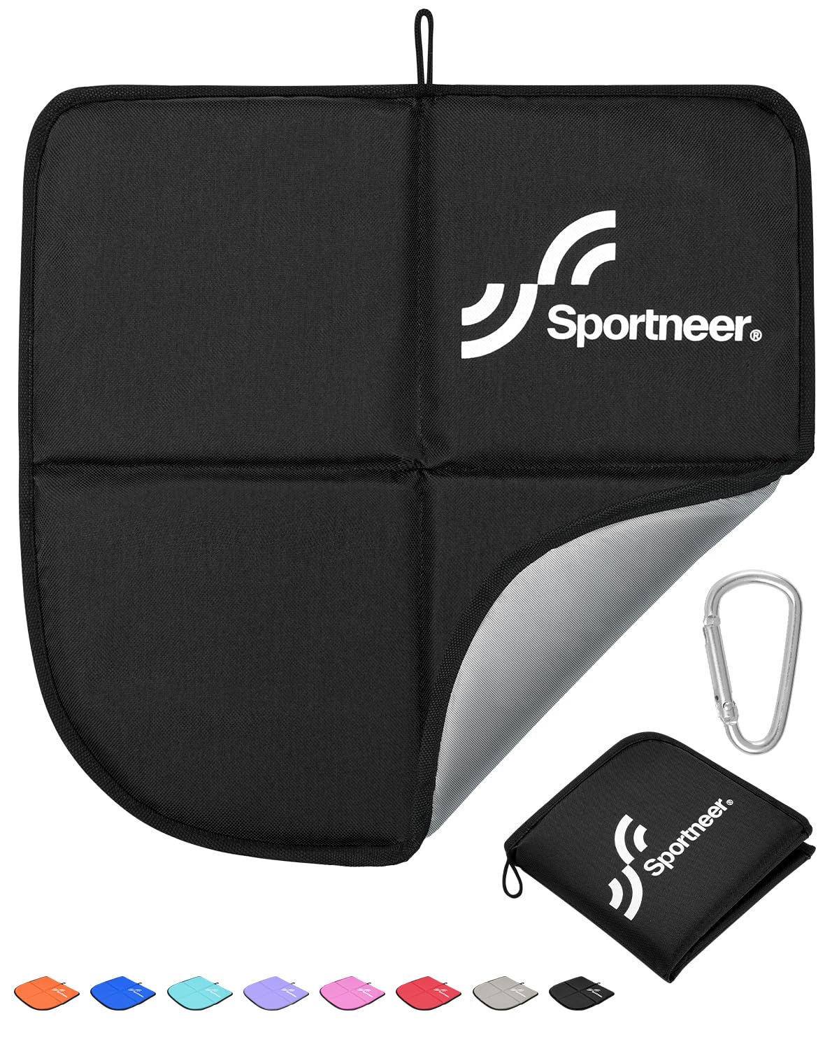 Sportneer Sitting Pad, Lightweight Waterproof Folding Seat Pad for Backpacking, 15.75'' x 15.75'' Portable Camping Seat Mat for Hiking, Picnics & Outdoor Use