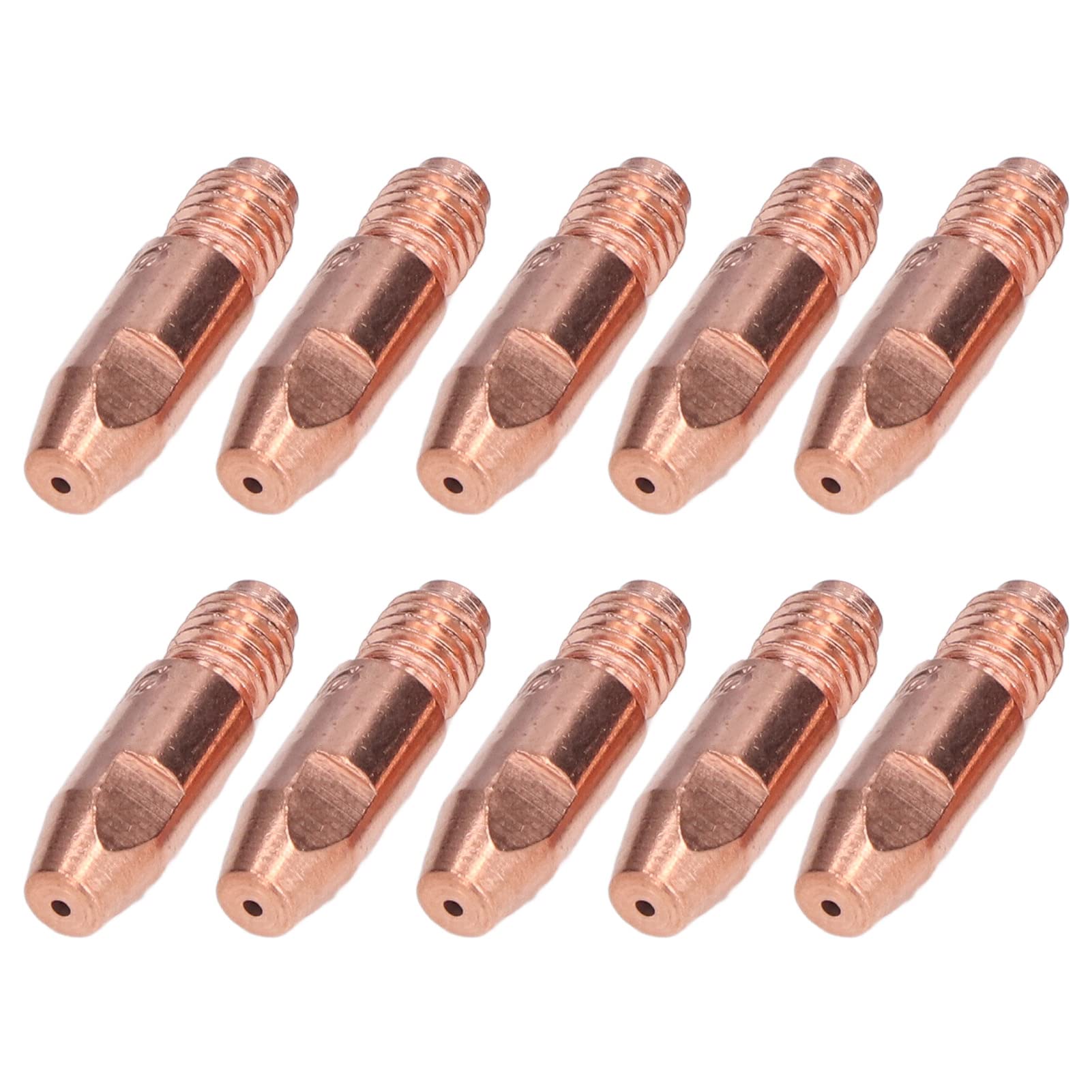 Respicefinem 10Pcs Tip Copper 36KD1 6x30 Nozzle Welding Accessory Replacement Set Kit Ideal For Welding With Great Thermal Conductivity Durable High Temperature Excellent