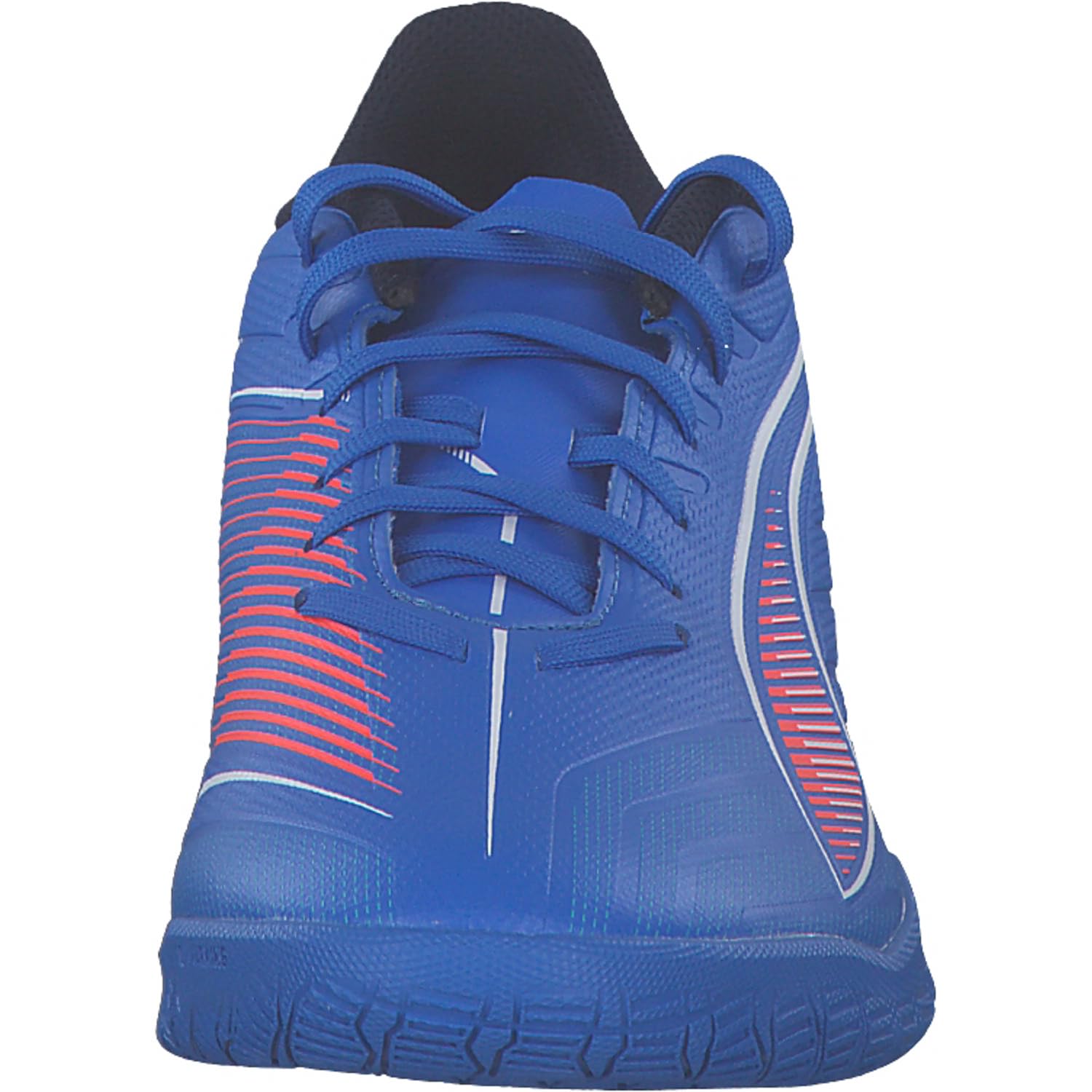 Puma Tenis de fútbol Ultra 6 Play It Unisex, Ultra Blue Puma White Glowing Red, 41 EU