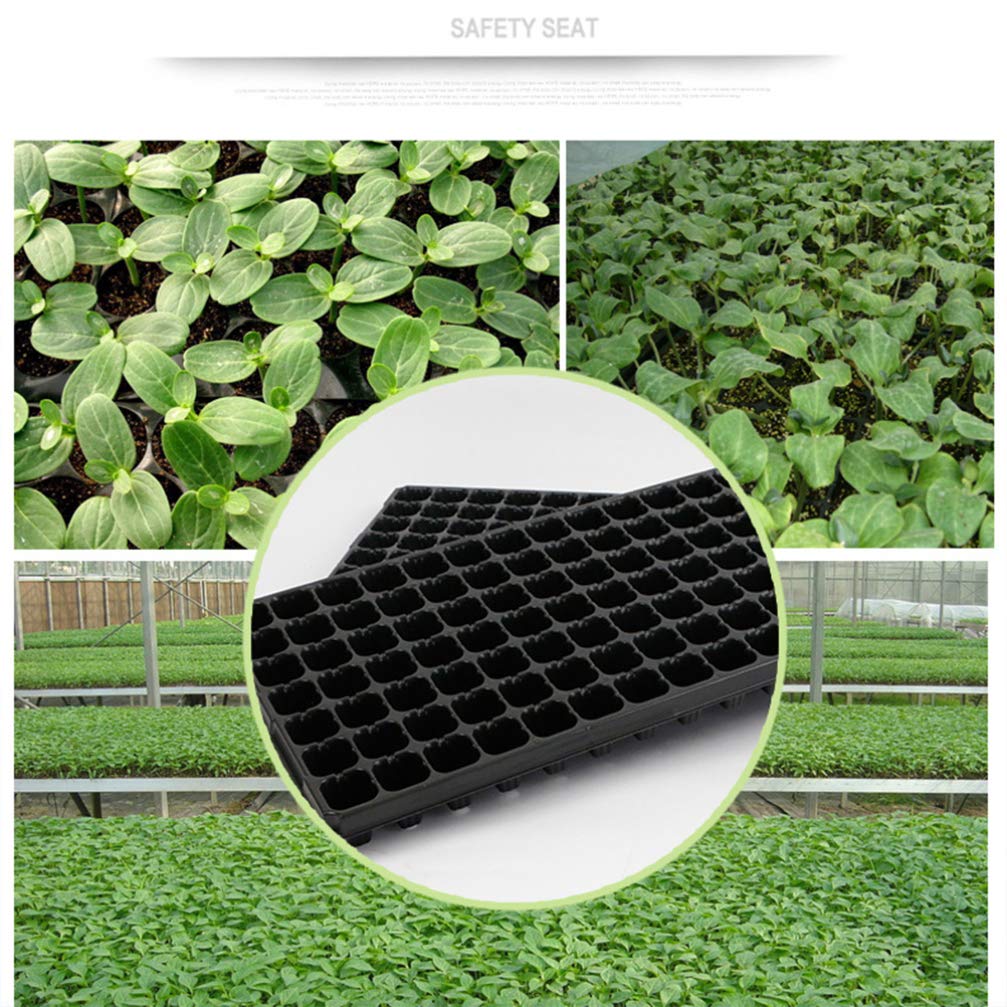 10 Pièces Semences Sprout Plateau La Germination des Graines Plateau 105 Cellules Pépinière Pots Trous Agropyre Producteur pour Bureau À La Maison Jardin Semis La Plantation de