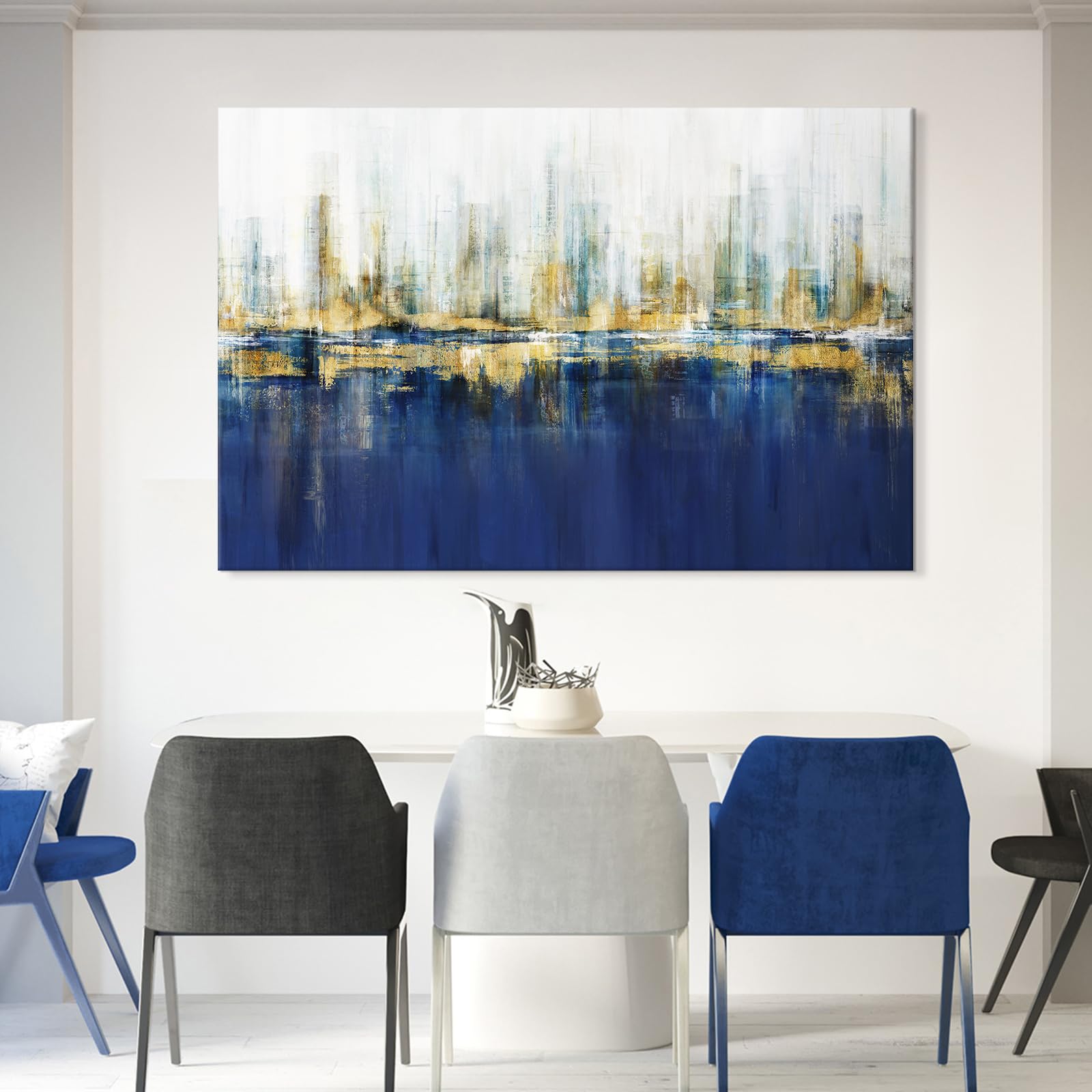 Γ インサイドフルブルー キャンバスアート Γ インサイドフルブルー キャンバスアート Amazon.com: Wall Art