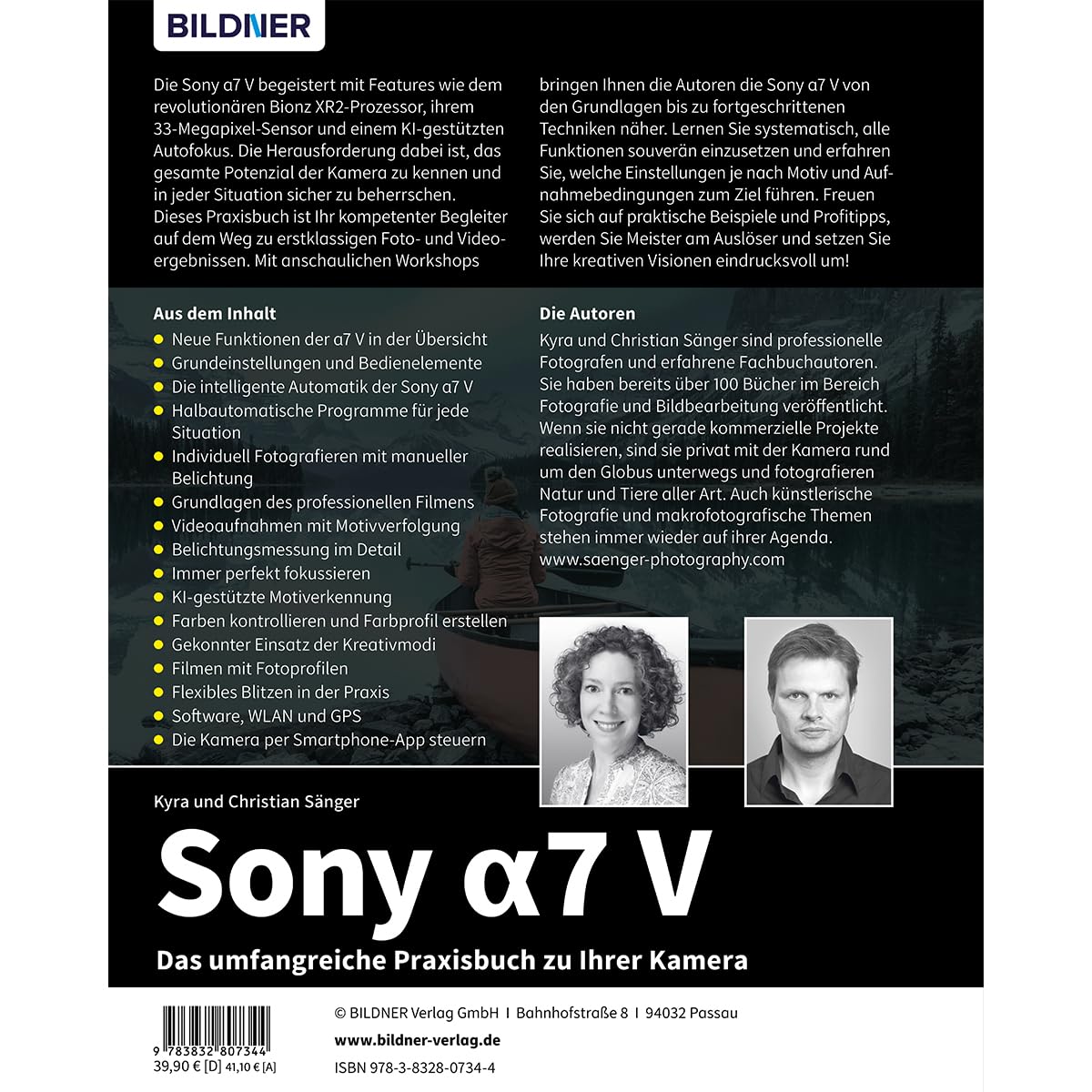Sony A7 V - Das umfangreiche Praxisbuch zu Ihrer Kamera: Know-how und Tipps von Profifotografen, verständliche Anleitungen und praxisnahe Beispiele für perfekte Fotos und Videos