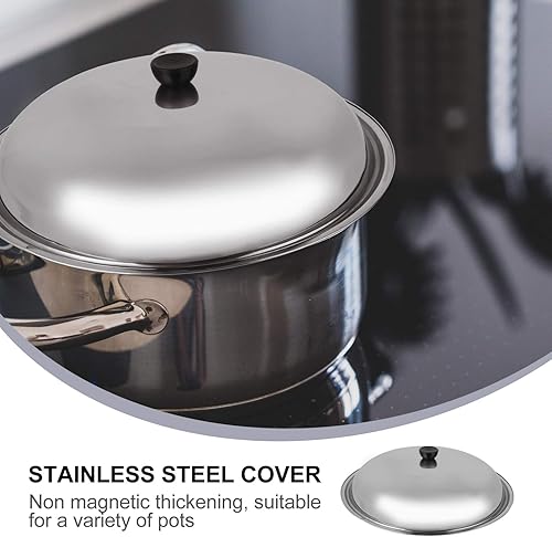 Miniatura 2 de BESTonZON Tapa universal para olla, tapas de sartén Tapa de sartén, tapas de repuesto de 15.7 in, tapas universales para sartenes, tapa de olla