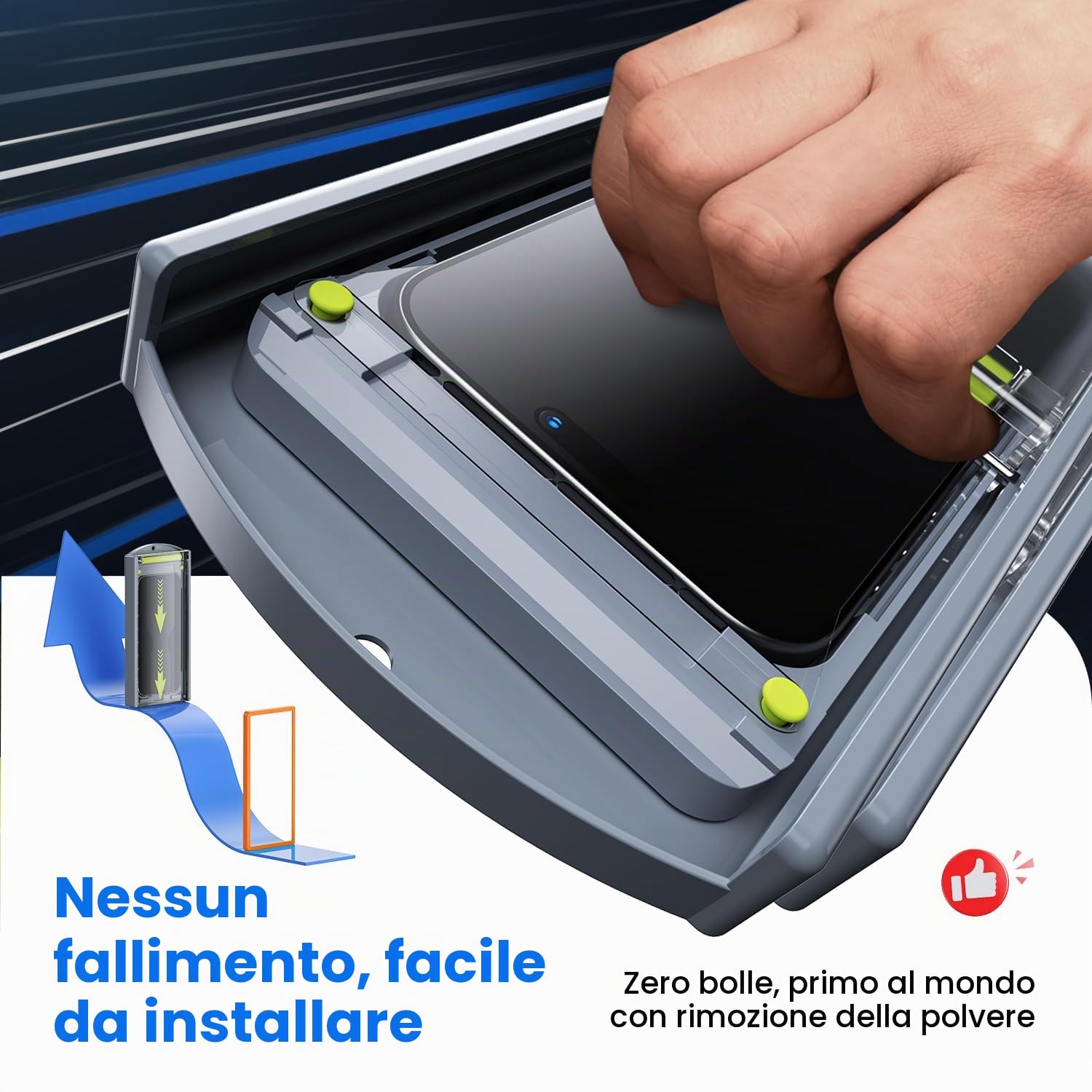 WSKEN - Pellicola Proteggischermo per iPhone 17 Pro Max con Privacy - [4 Vie 360 Anti-Spia] [Auto Rimozione Polvere] 10X Militare Infrangibile 4 Direzioni Zero Bolle Anti-Spia in Vetro Temperato per