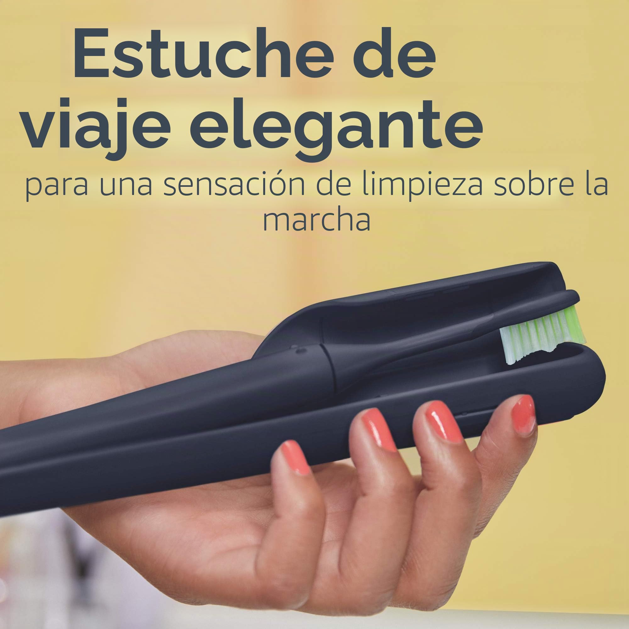 Philips One by Sonicare Battery Toothbrush, Midnight Navy Blue, HY1100/04, 2 Piece Set