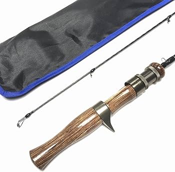 老舗天龍のベイトトラウトロッド コルクハンドル付き ロッドケース付き Amazon | オーク(ナラの木)グリップ Fuji製ガイド 5.6フィート