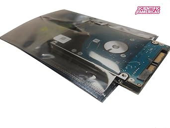 2000 (100/PKG) Anti Static ESD Open Top Shielding Bags,6 X 8 (Inner Dimension),Static Dissipative Polyethylene